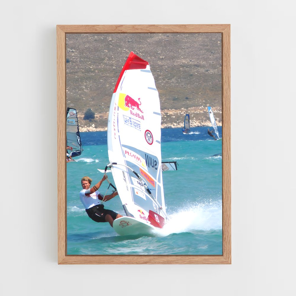 Poster Vagues Épiques – affiche Planche à voile (vue 4)
